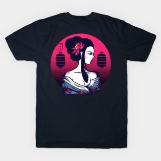 Geisha Lotus T-Shirt